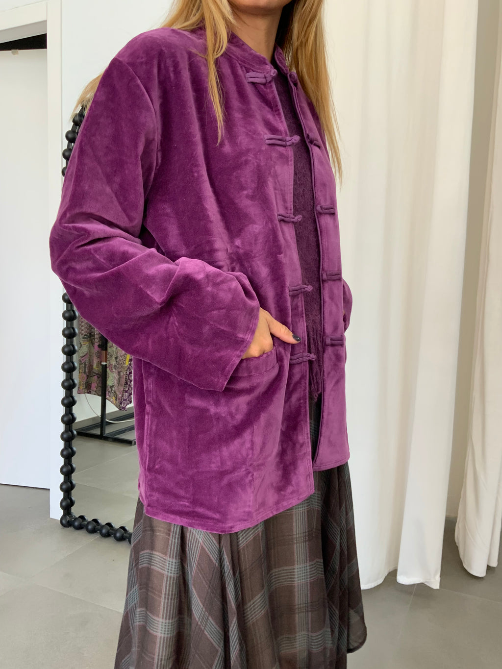 CHAQUETA DRENDE MORADO