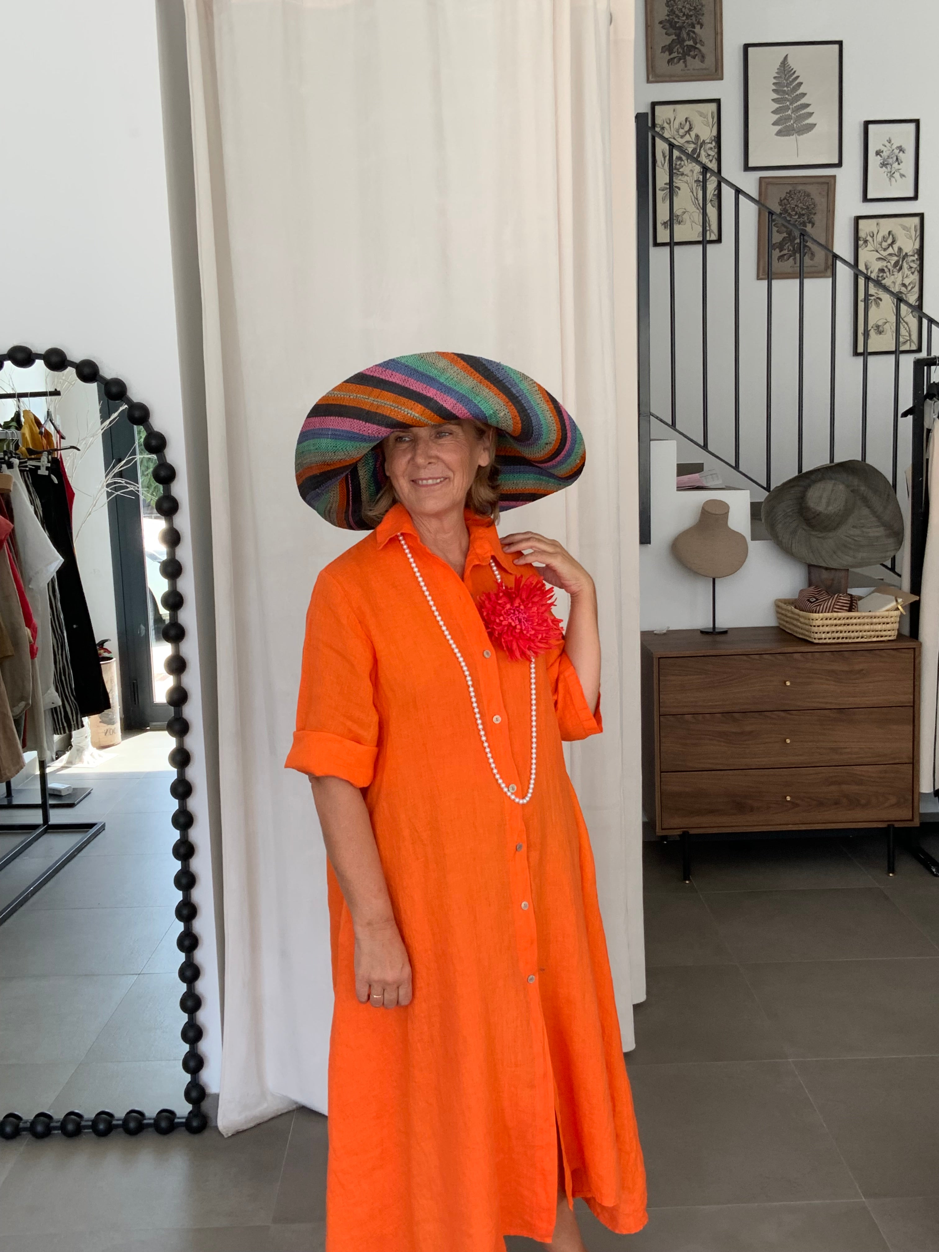 SOMBRERO RAFIA COLORES 8