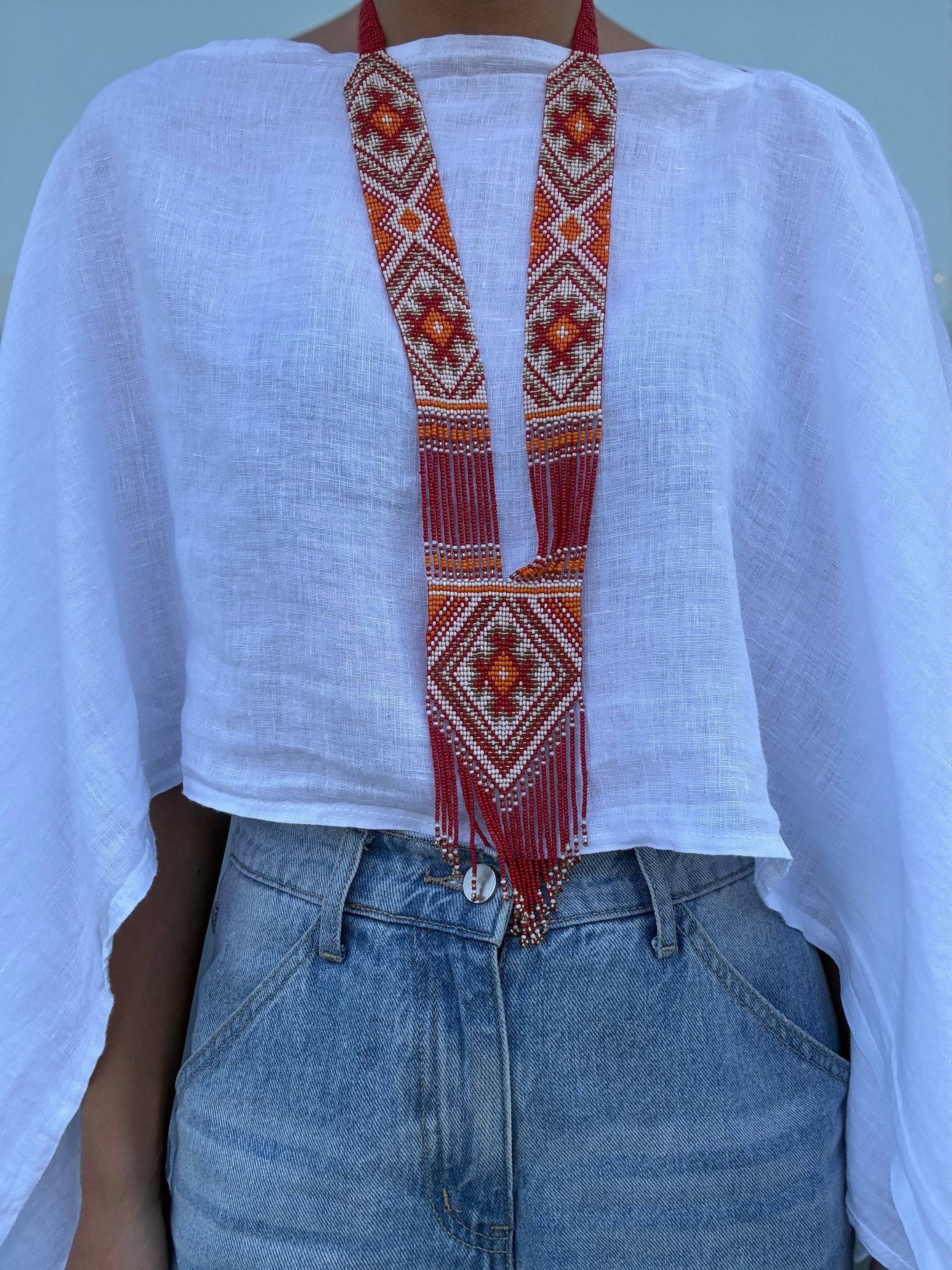 COLLAR BRASIL ROJO
