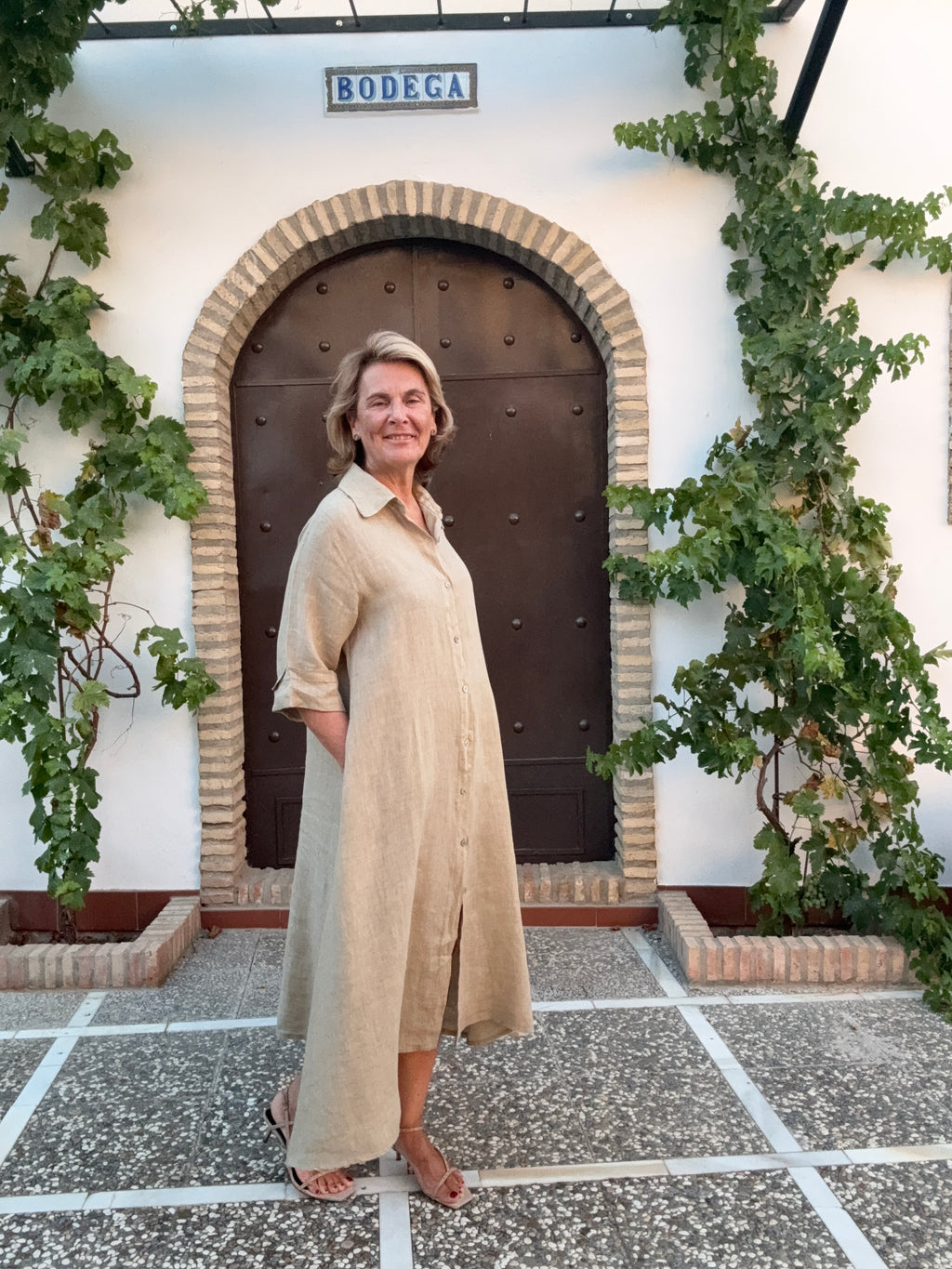 VESTIDO UMBRIA  CAMEL