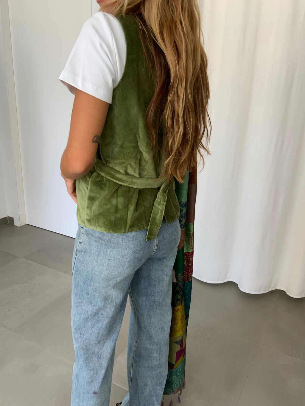 CHALECO RUEDO VERDE