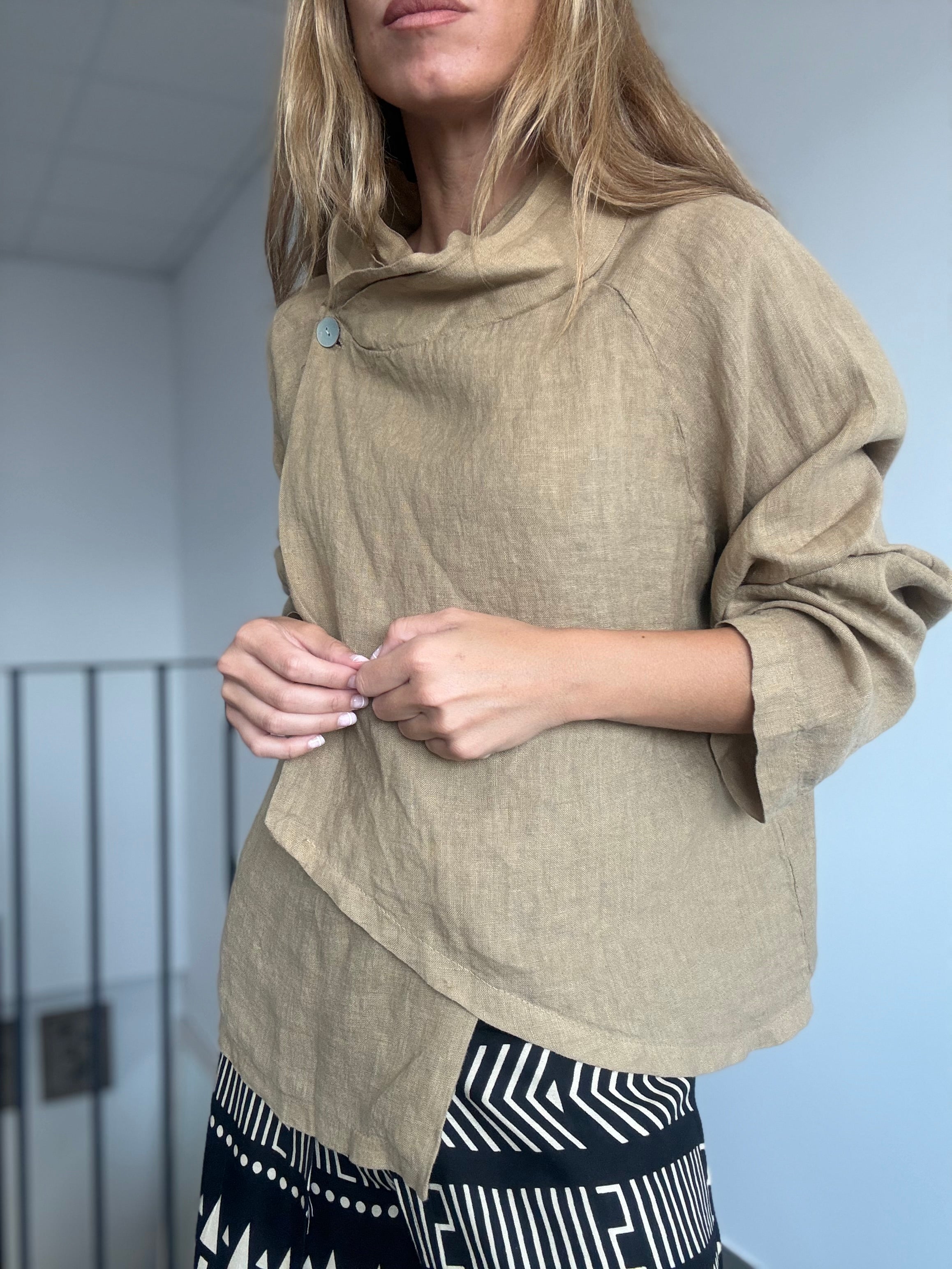 CHAQUETA KAI CAMEL