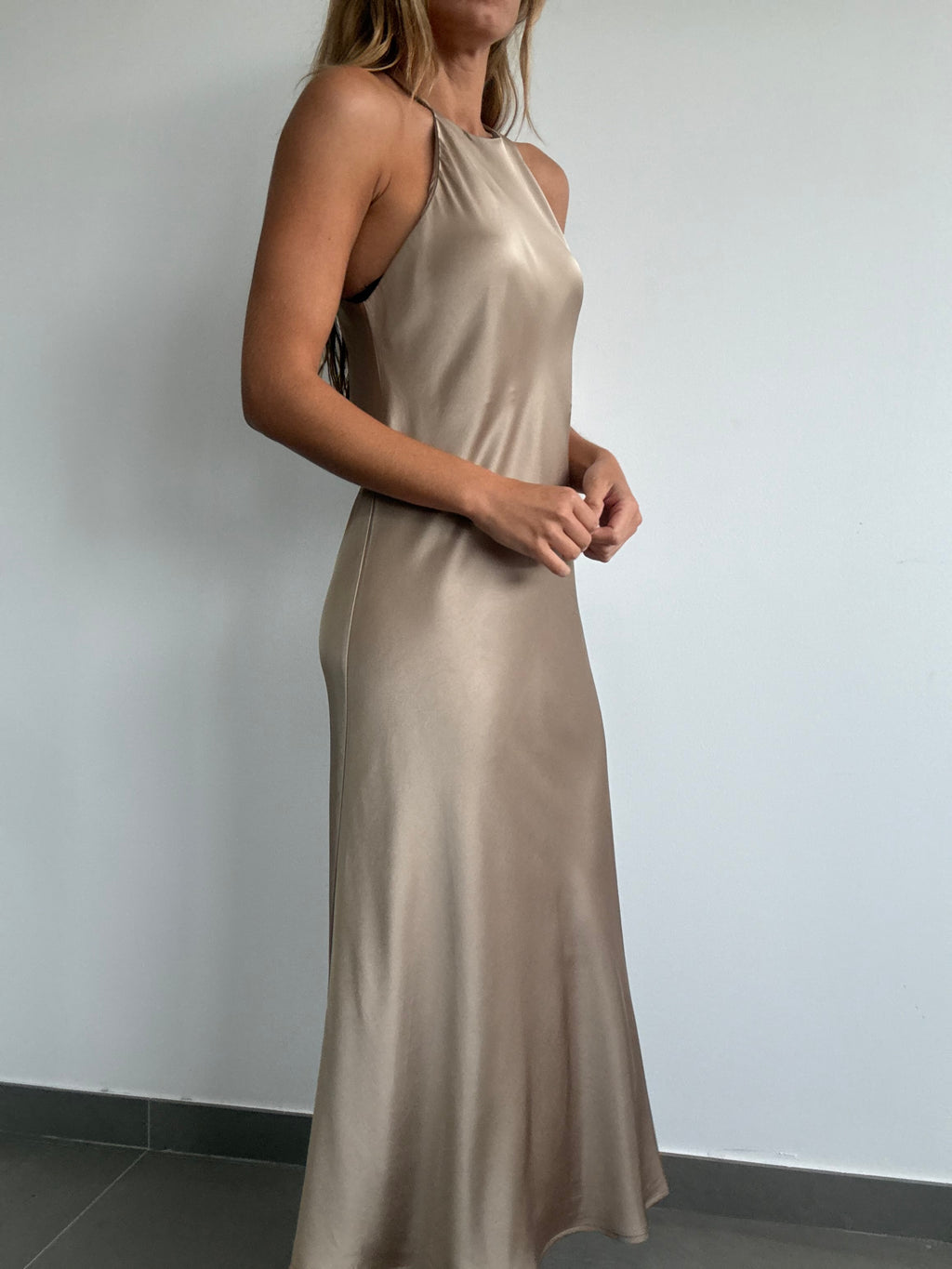 VESTIDO ANCONA CHAMPAGNE