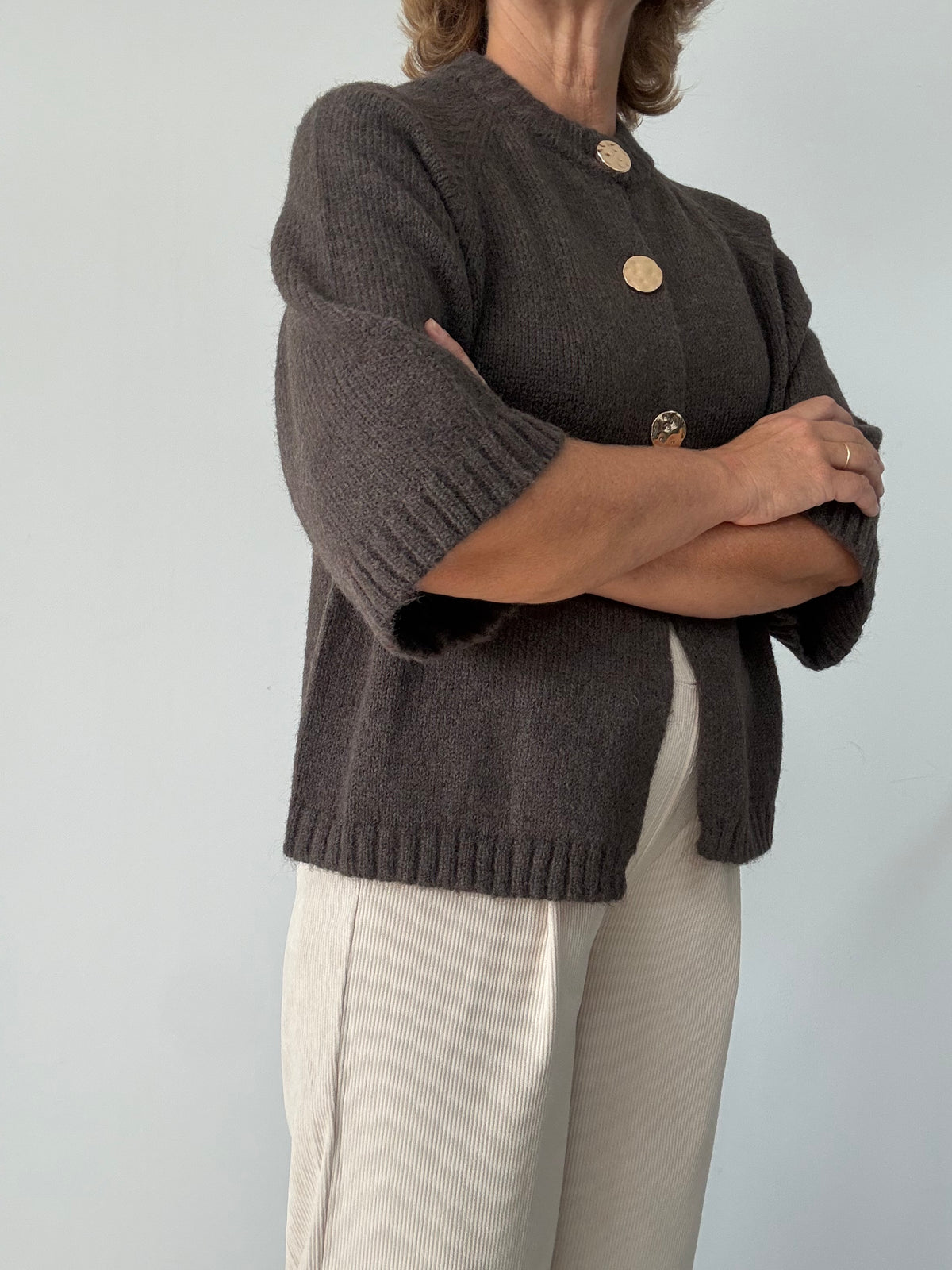 CARDIGAN GOYA CHOCOLATE