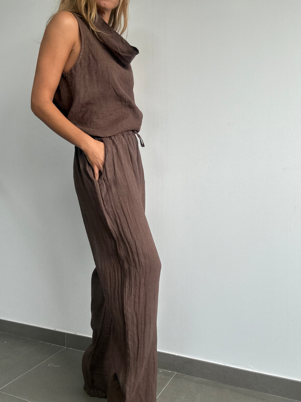 PANTALÓN DELIA MARRÓN