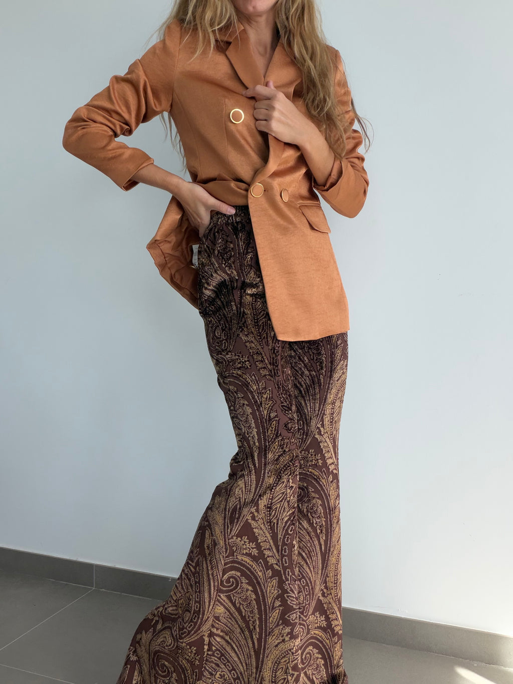 PANTALON RETRO MARRON