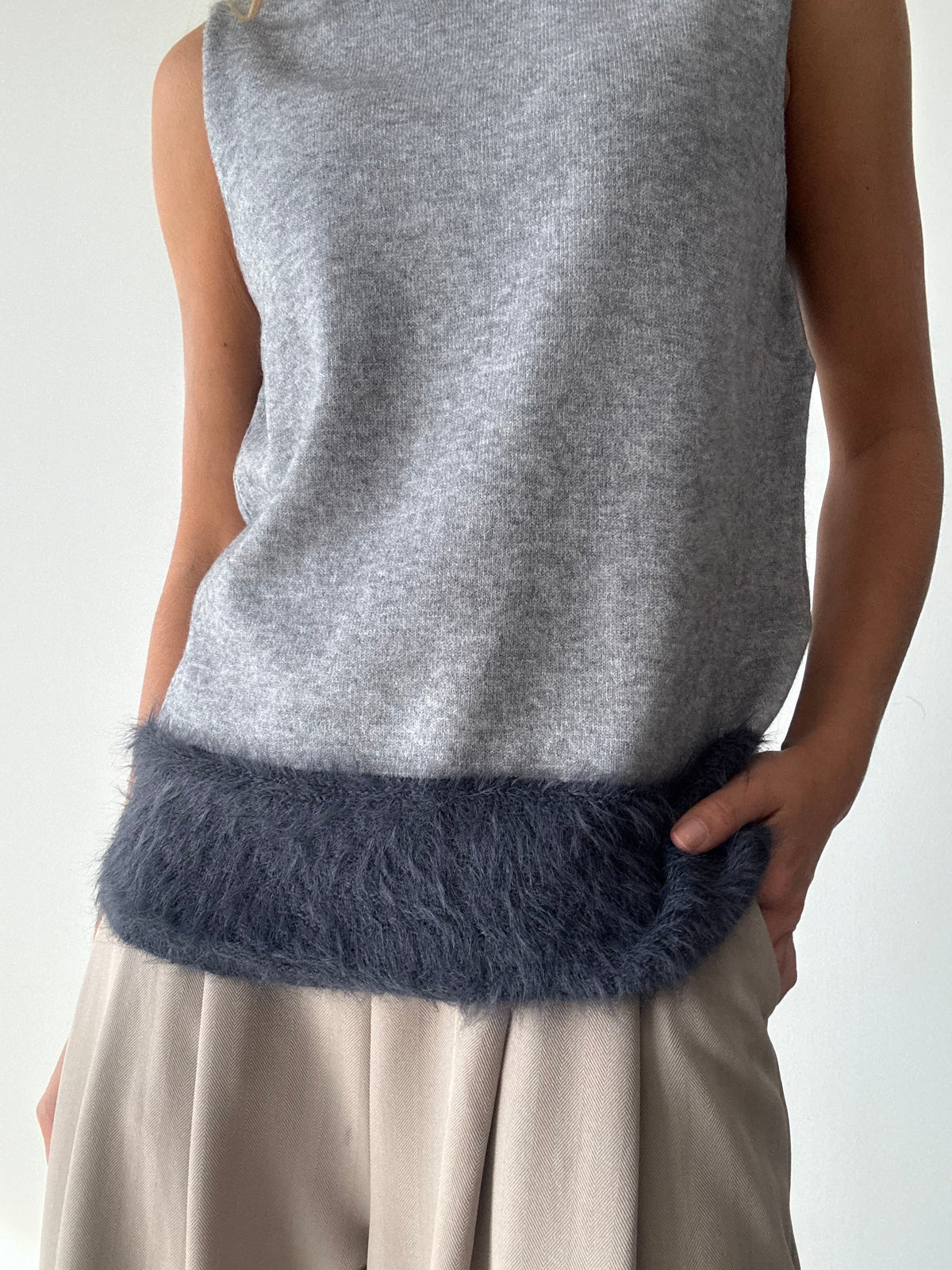 CHALECO ENELDO GRIS