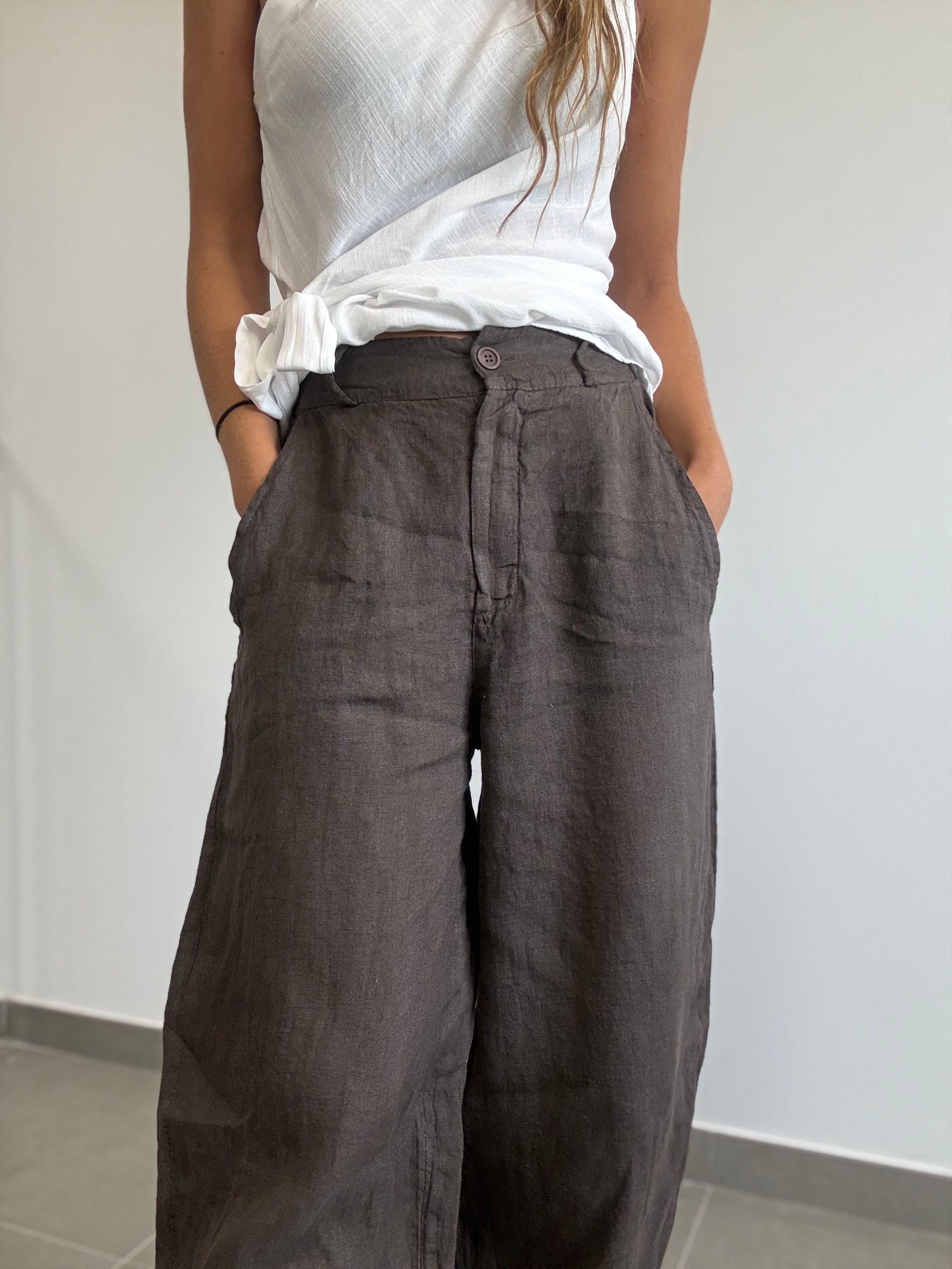 PANTALÓN ALYA CHOCOLATE