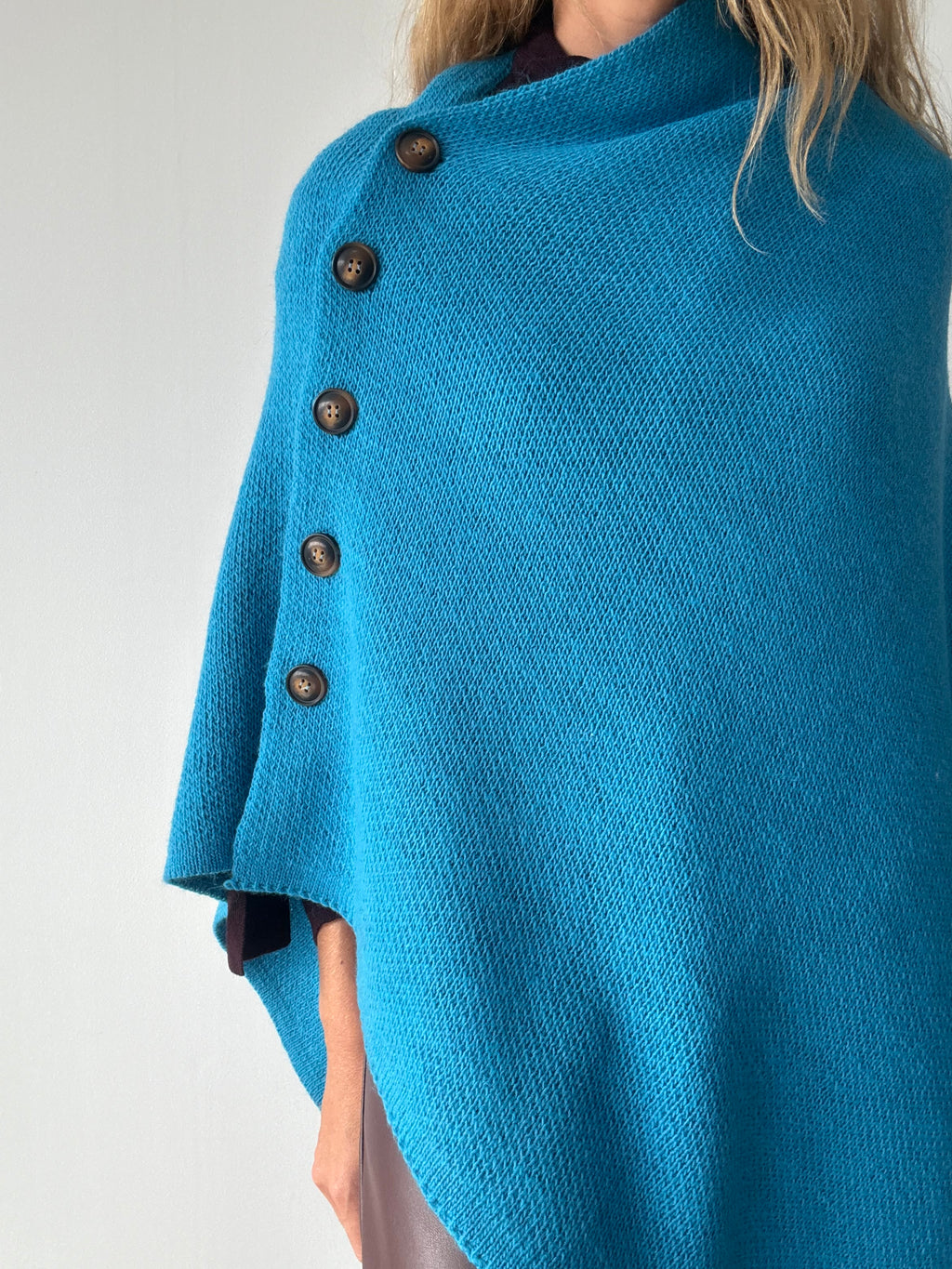 PONCHO ULA TURQUESA