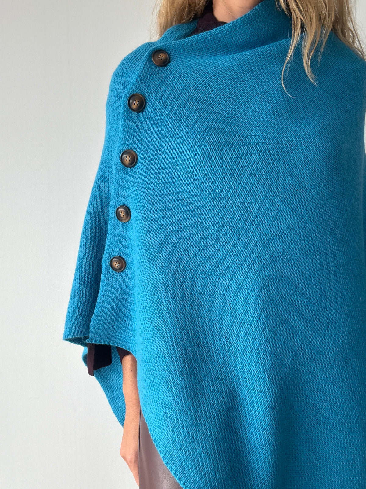 PONCHO ULA TURQUESA