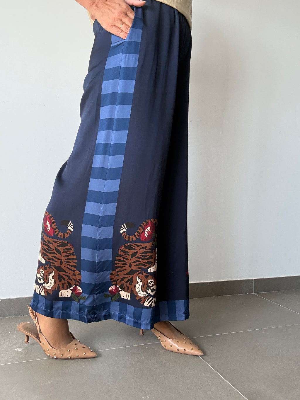 PANTALÓN SABLE AZUL