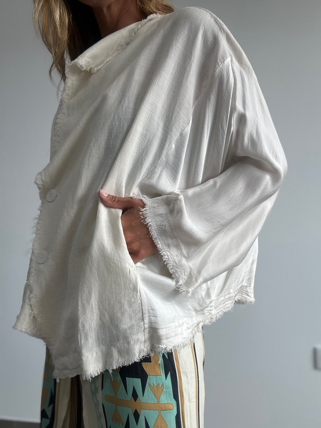 CHAQUETA CLARA MARFIL