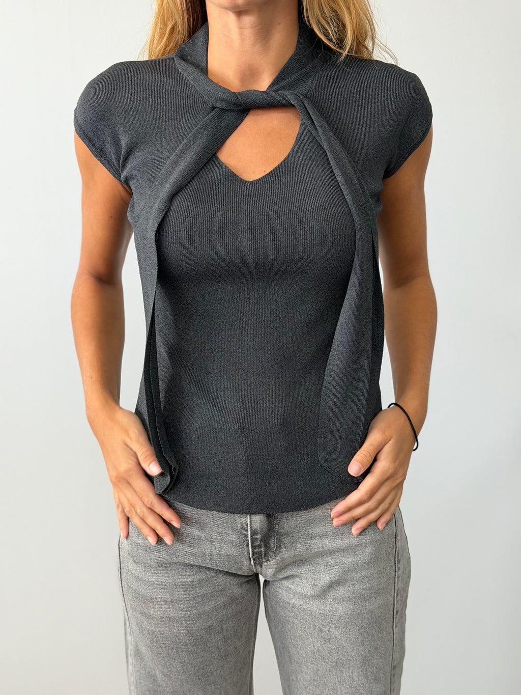 JERSEY NERO GRIS