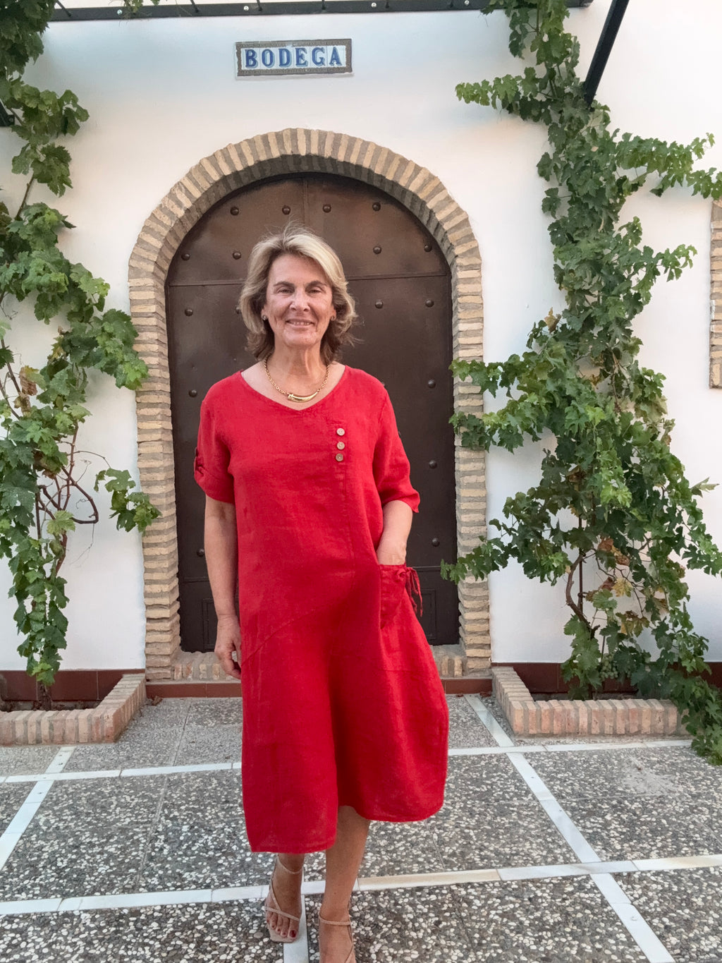 VESTIDO CONIL ROJO