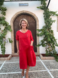 VESTIDO CONIL ROJO