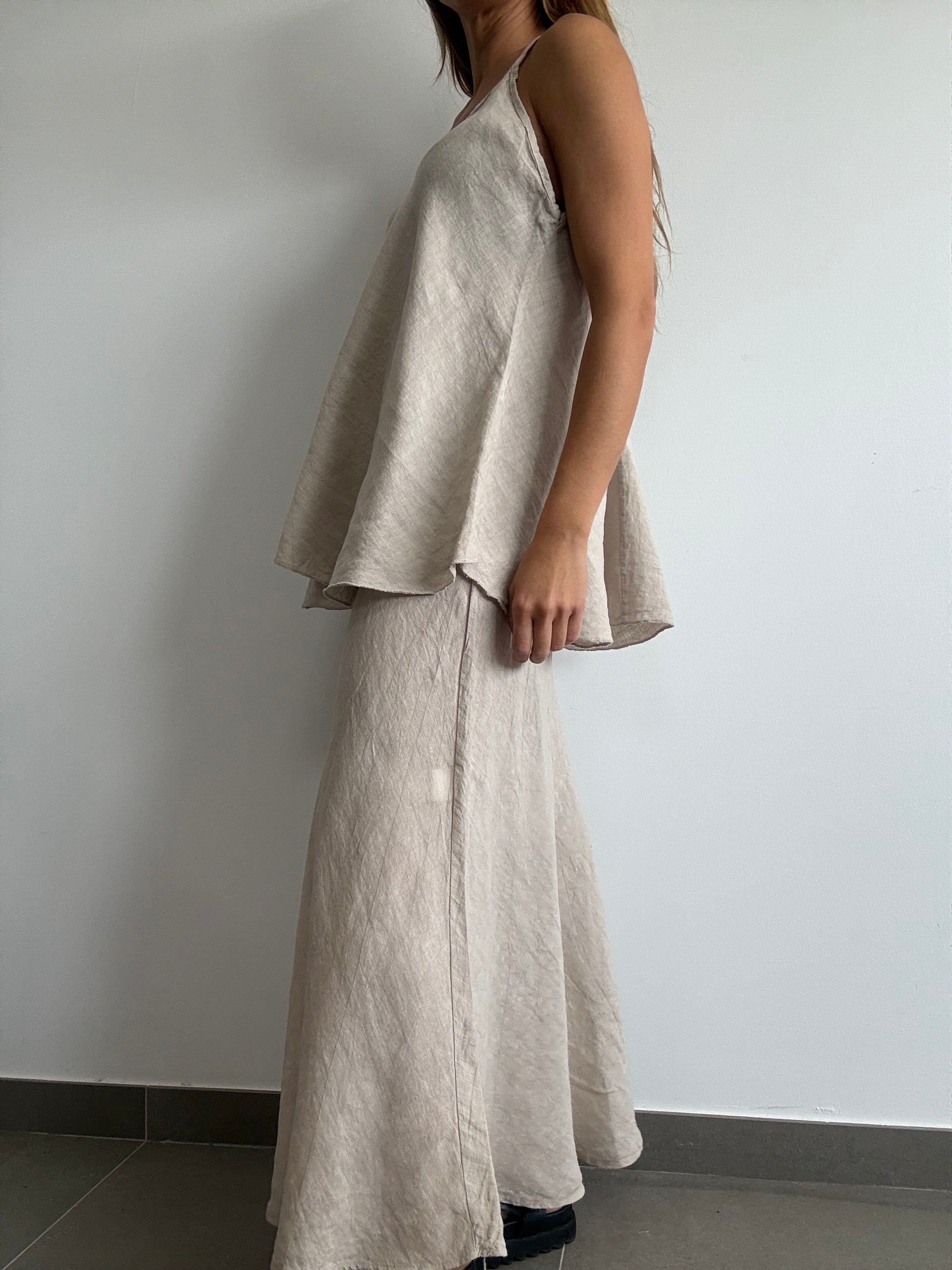 FALDA SIRA BEIGE