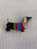 BROCHE  SALCHI VERDE