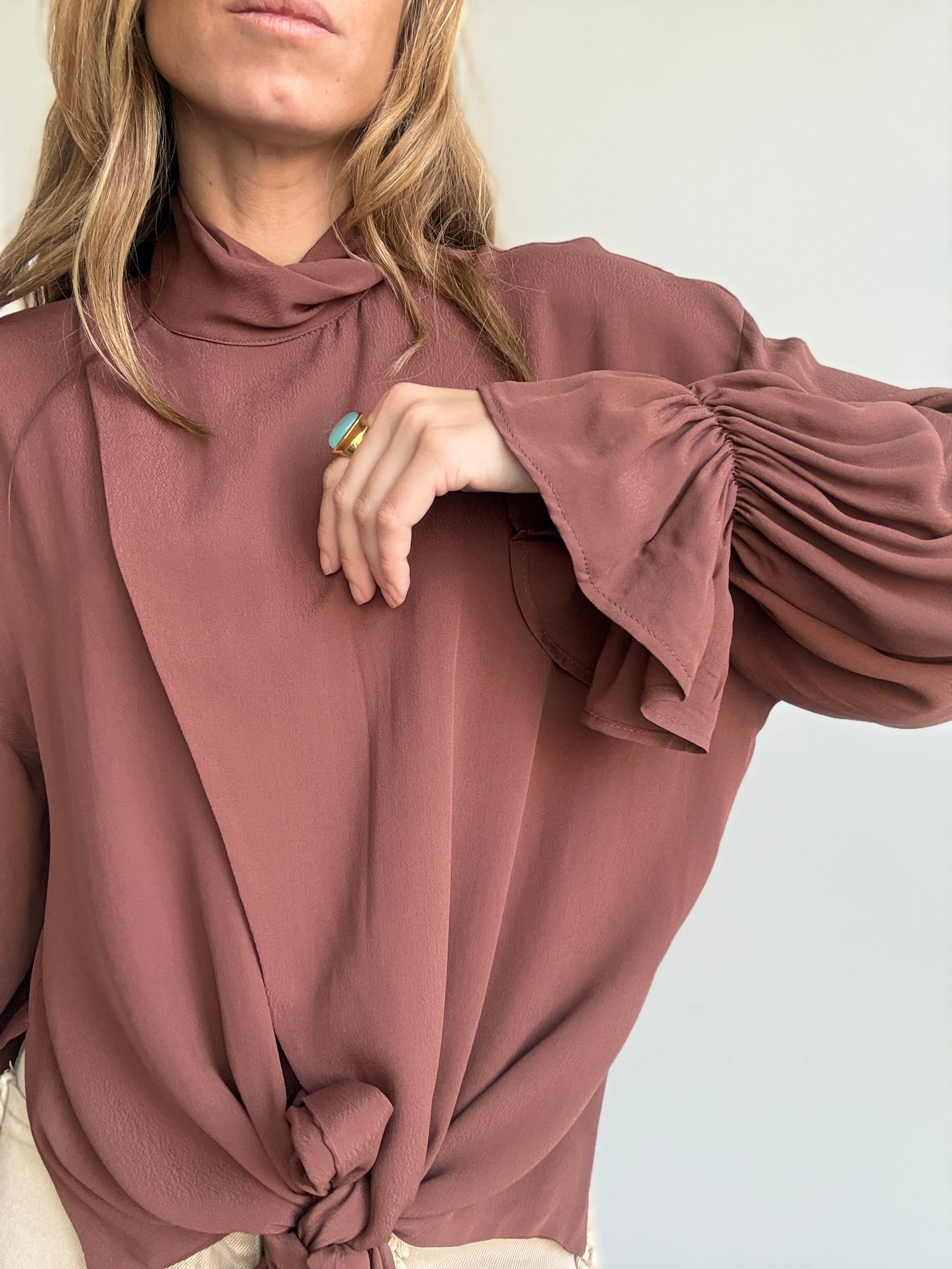 CAMISA ÁNGEL MARRÓN