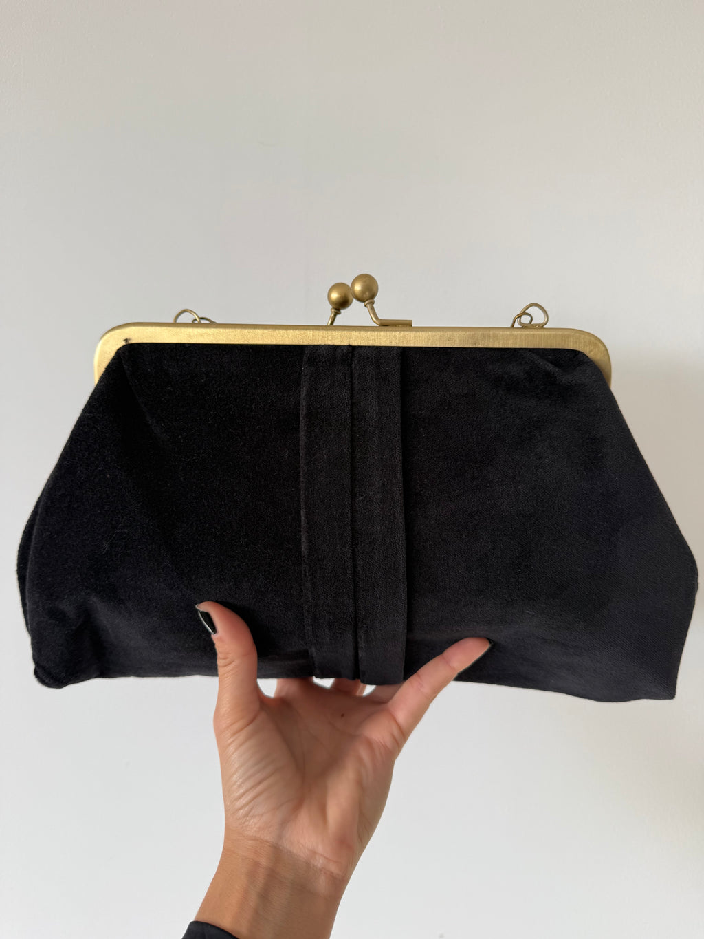 BOLSO VELUTO NEGRO