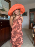 SOMBRERO RAFIA NARANJA