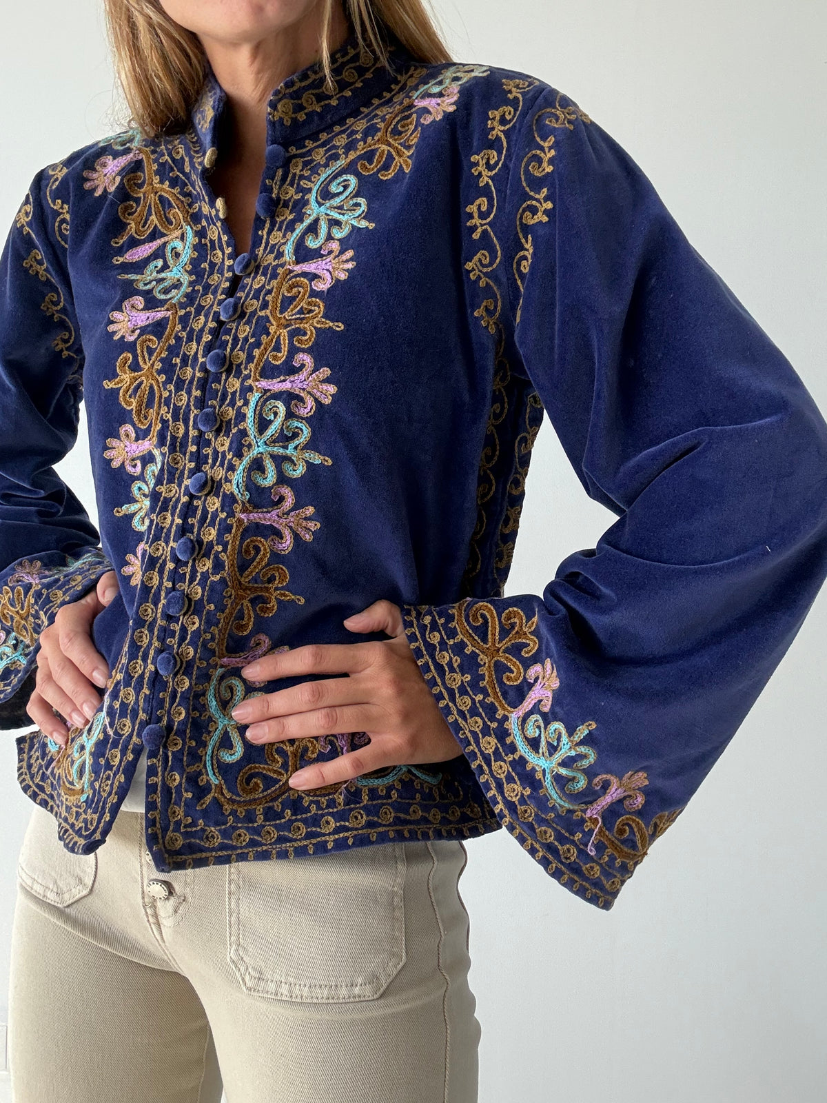 CHAQUETA ABEDE AZUL