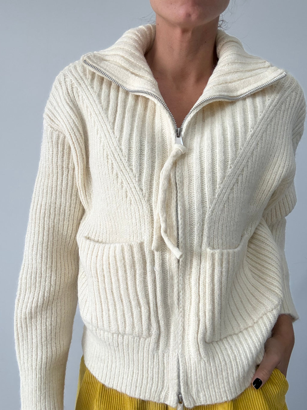 CHAQUETA GACETA MARFIL