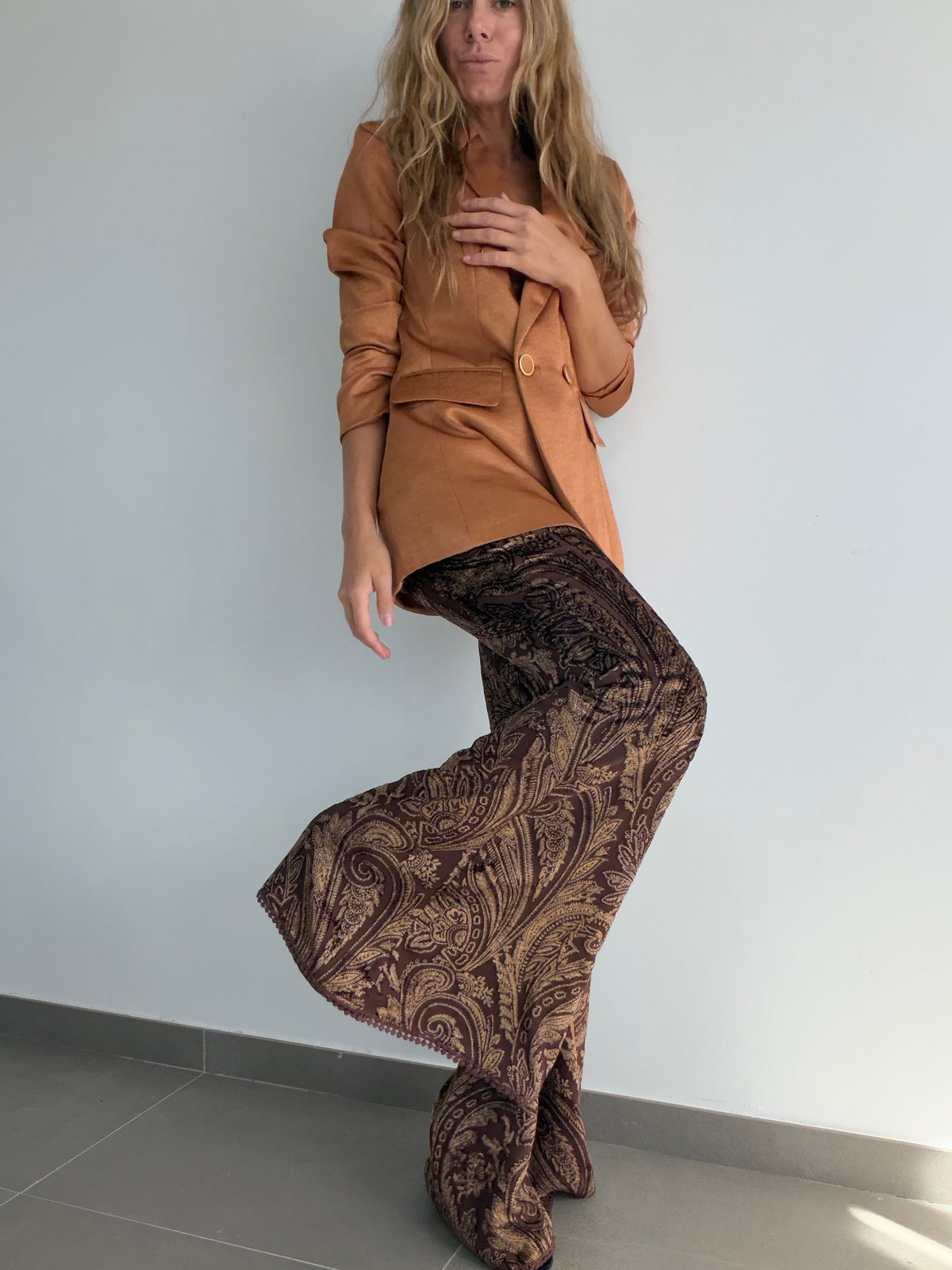 PANTALON RETRO MARRON