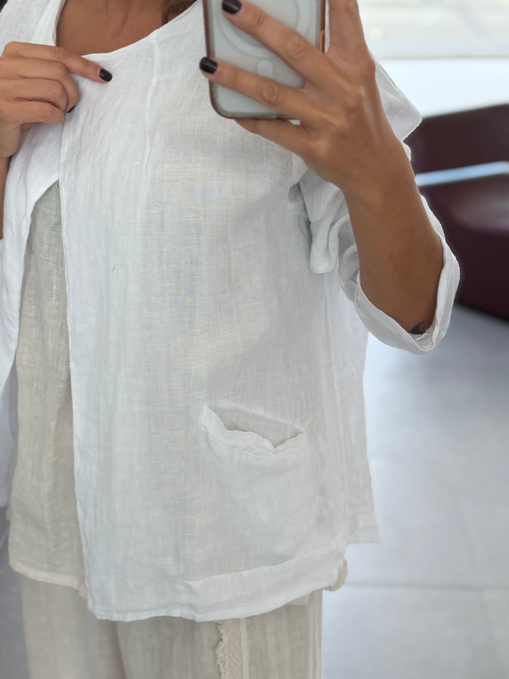 CHAQUETA FILOMENA BLANCA