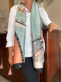 FOULARD FLORA VERDE