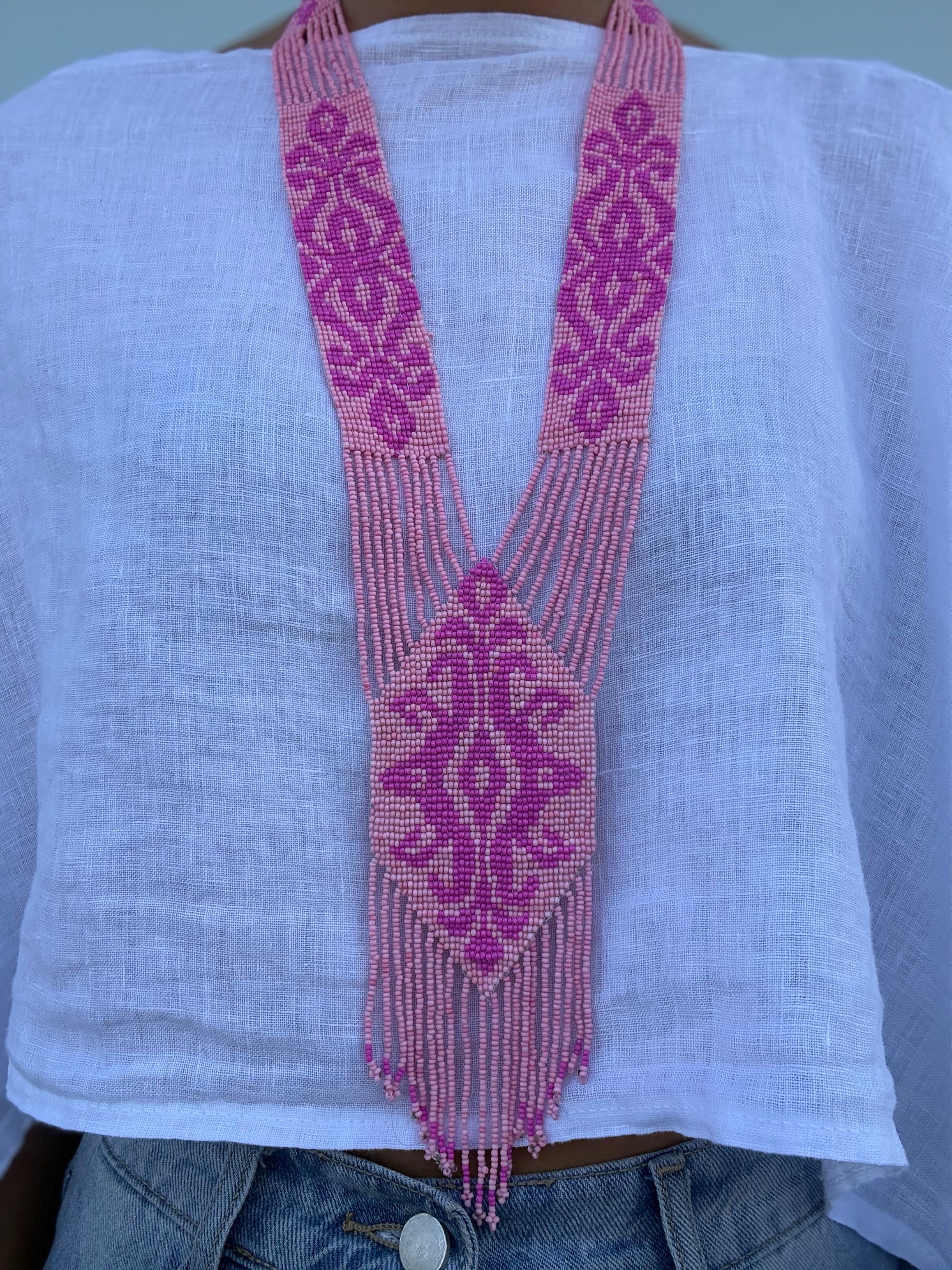 COLLAR BRASIL ROSA