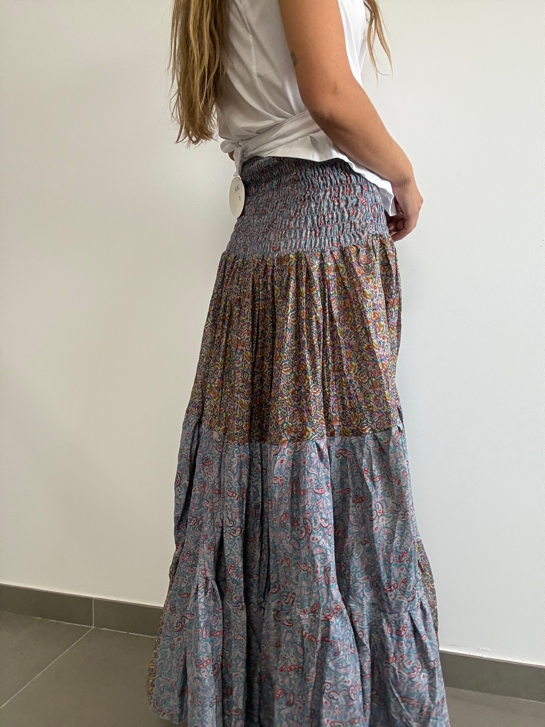 FALDA RETALES SEDA 25