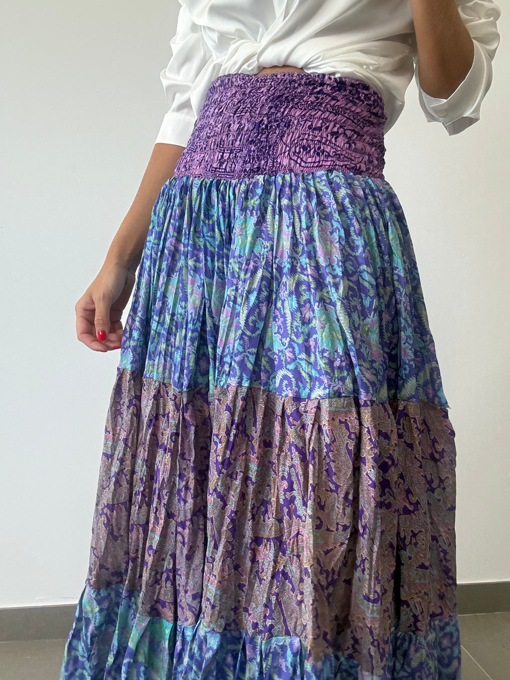 FALDA RETALES SEDA 61