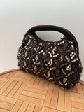 BOLSO CISNE  MARRÓN
