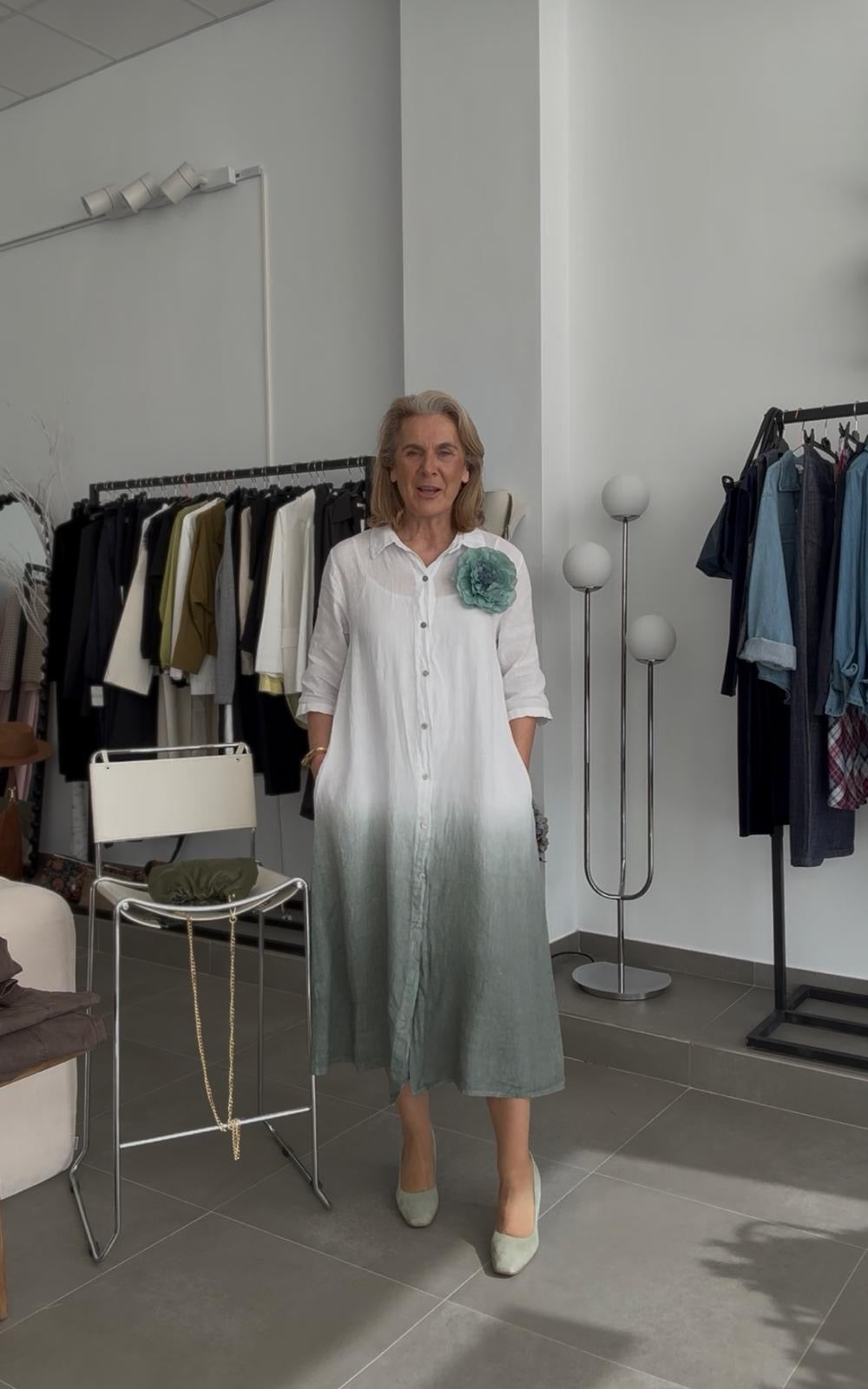 VESTIDO  GRAFITI  KAKI