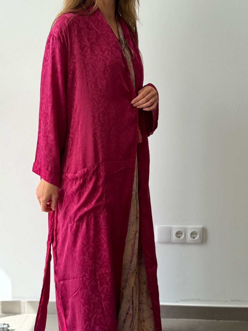 KIMONO ALBA FRAMBUESA