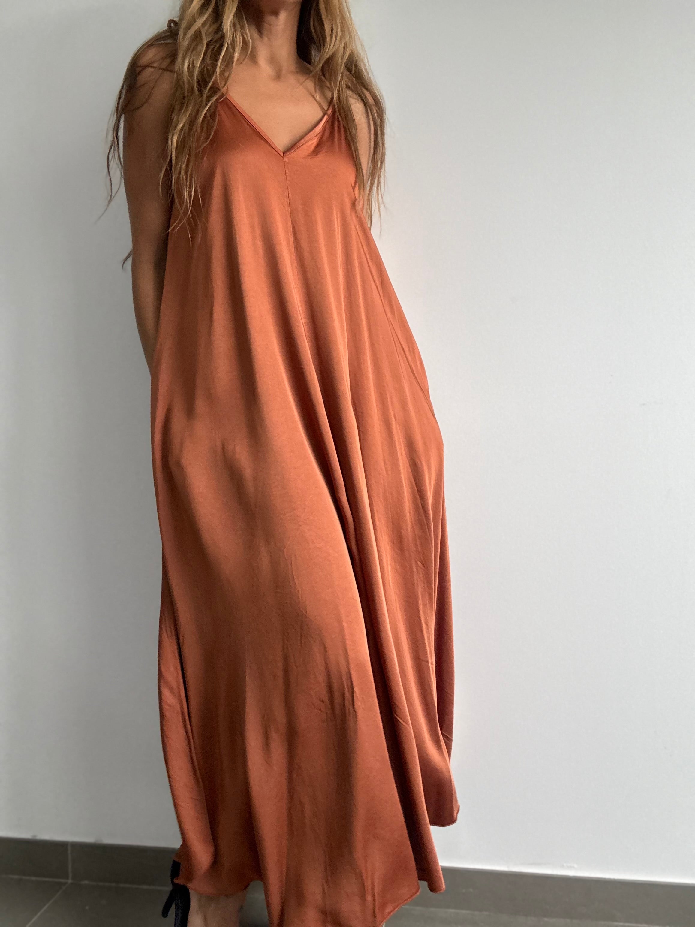 VESTIDO CELIA TEJA