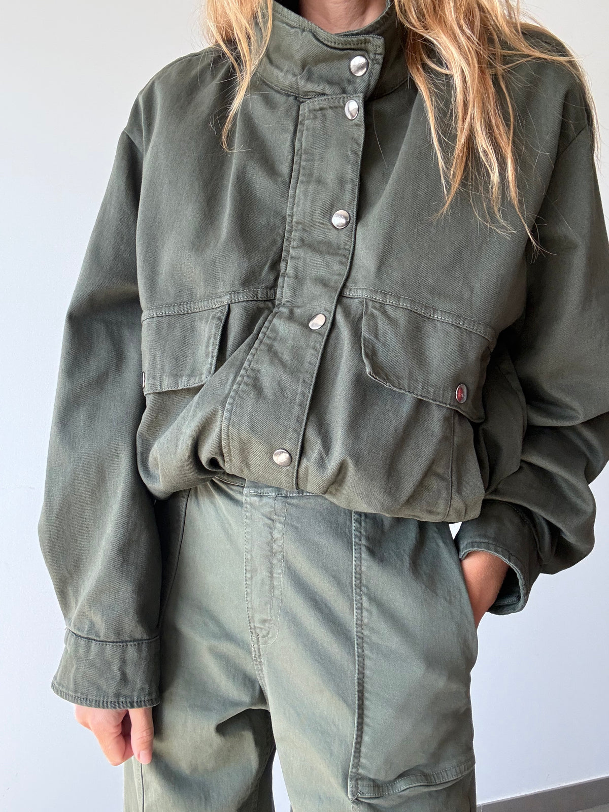 CHAQUETA ARESA KAKI