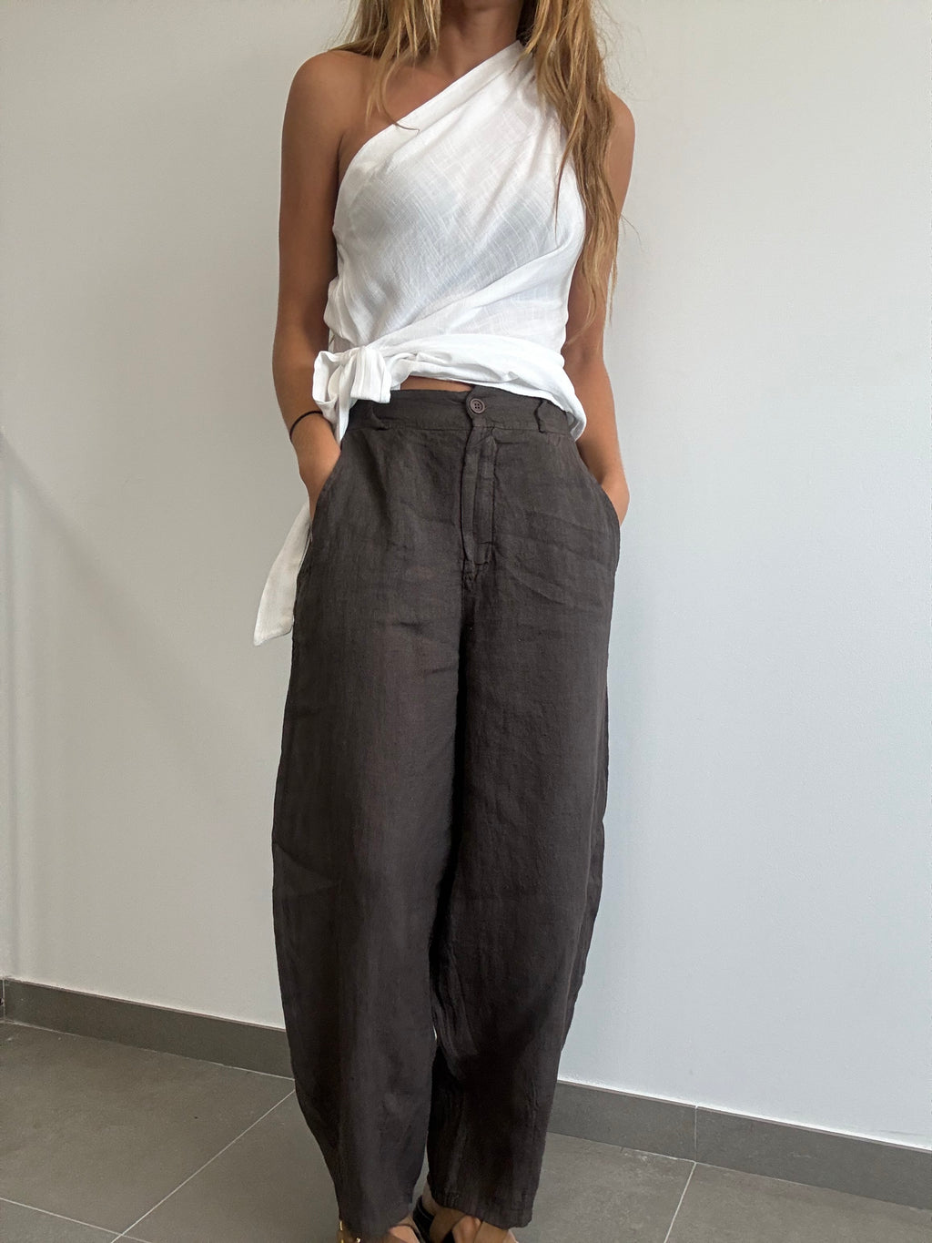 PANTALÓN ALYA CHOCOLATE