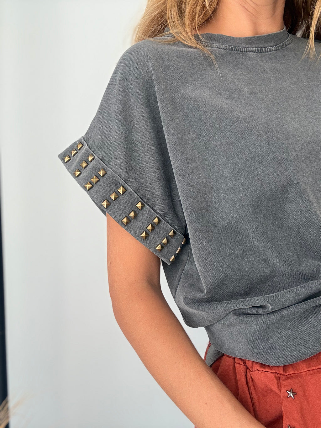 CAMISETA CALIXTA GRIS