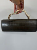 BOLSO COCODRILE KAKI