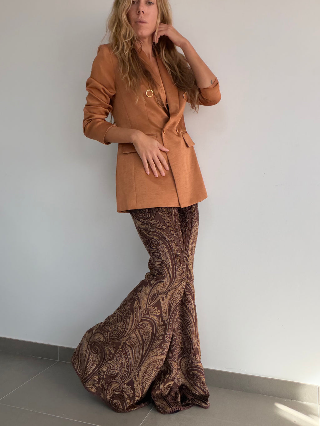 PANTALON RETRO MARRON