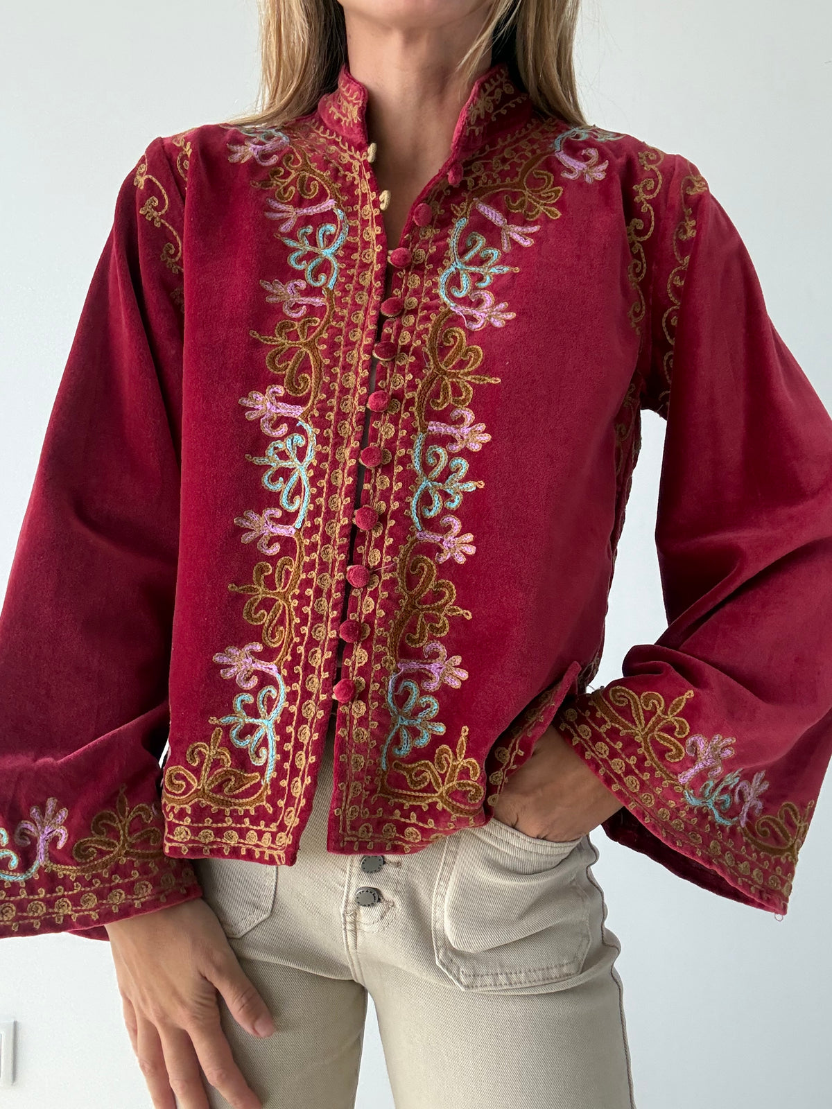 CHAQUETA ABEDE ROJO