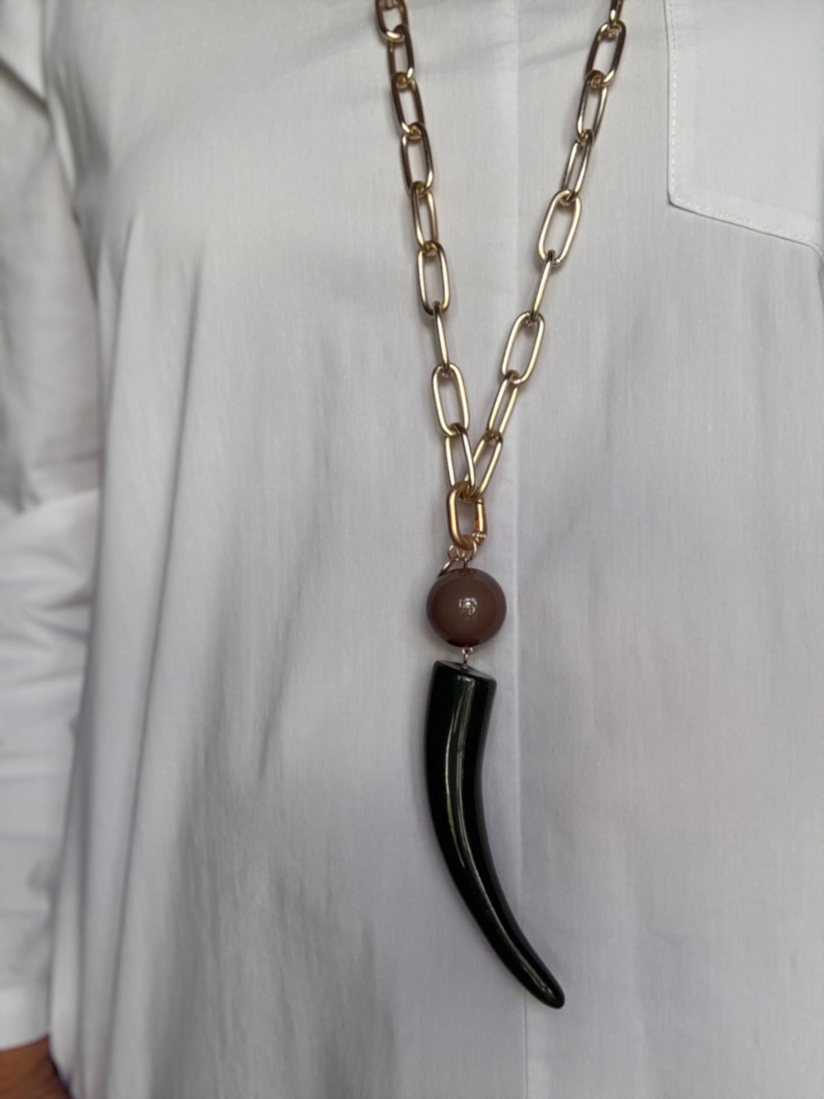 COLLAR DUVA VERDE