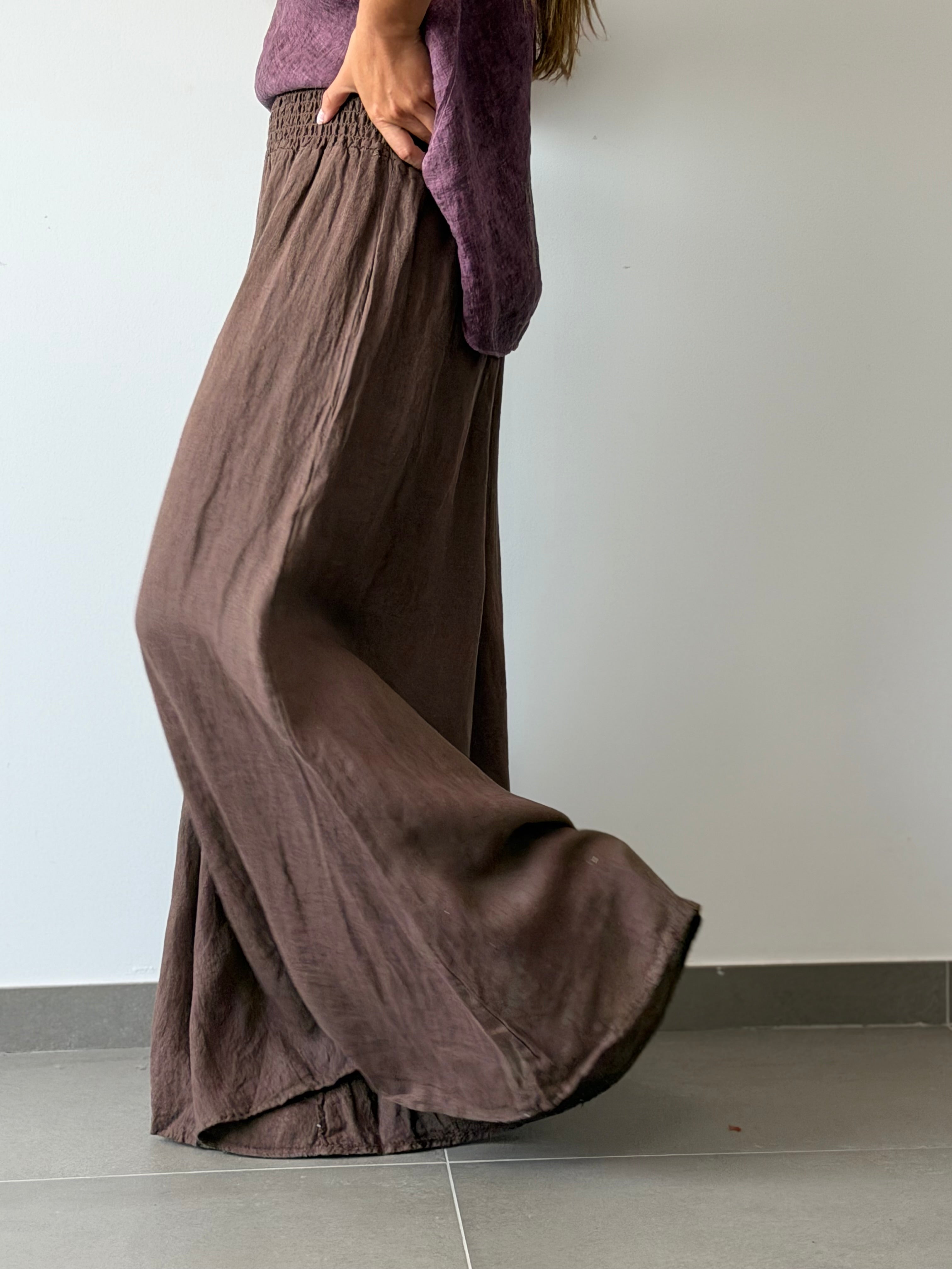 PANTALÓN BASTINA CHOCOLATE