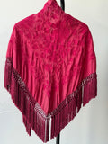 MANTÓN LISO FRAMBUESA
