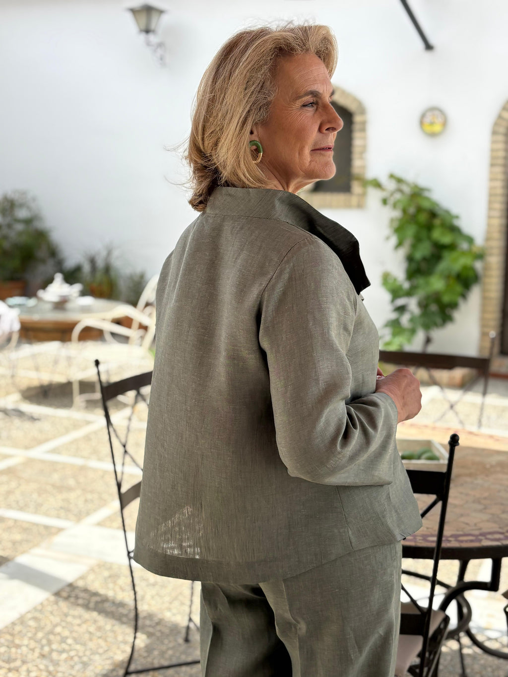 CHAQUETA MAZZARA CAQUI