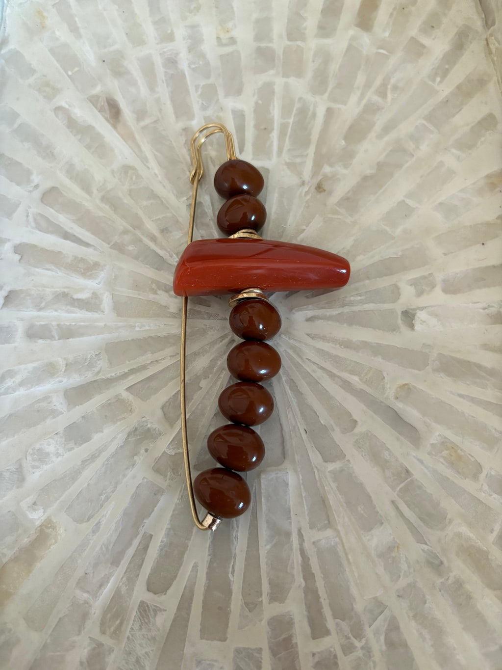 BROCHE LANZA TEJA