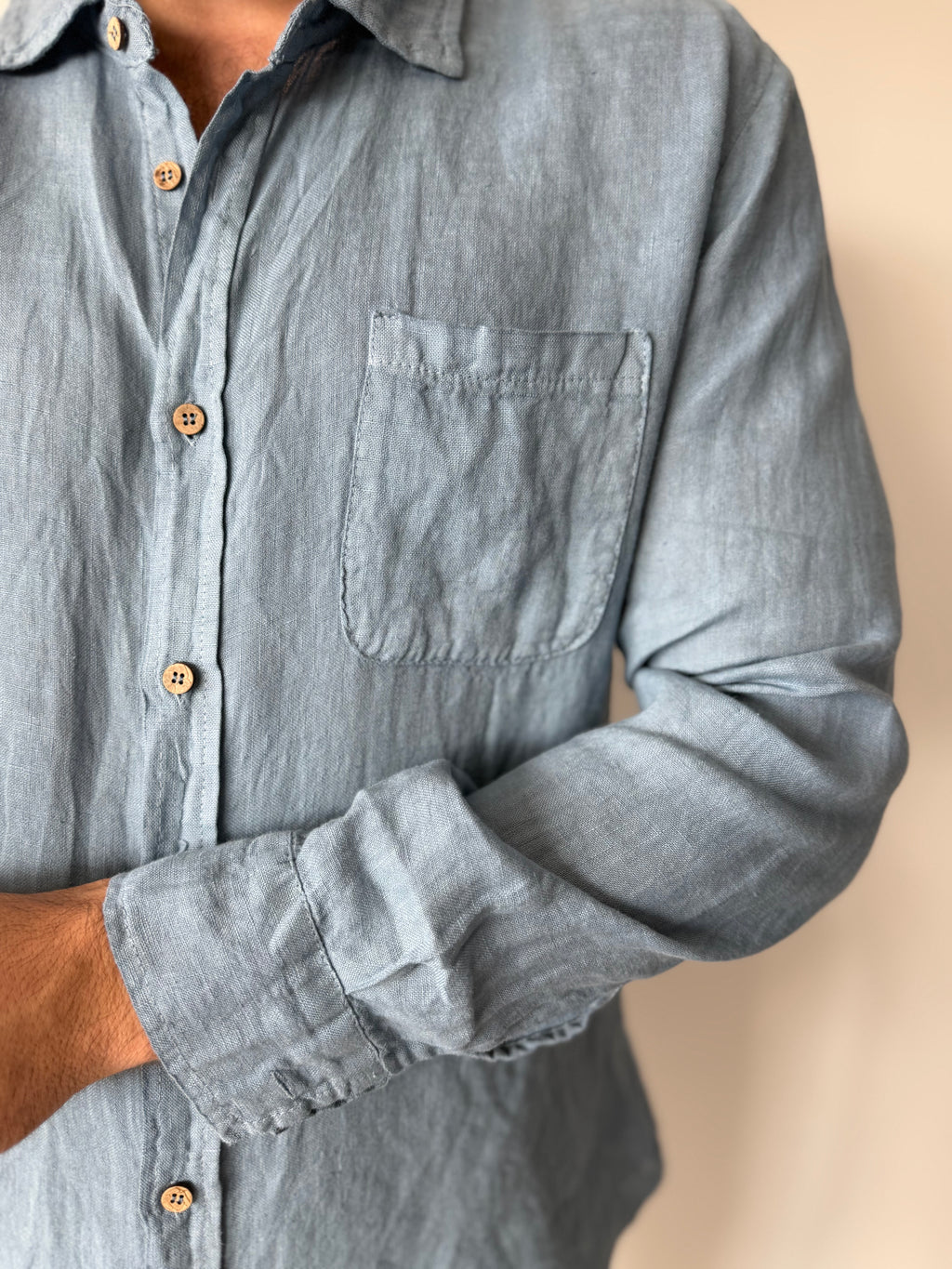 CAMISA LINO UNISEX JEAN