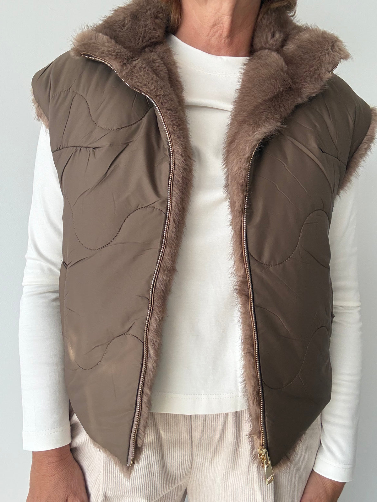 CHALECO EDER BEIGE