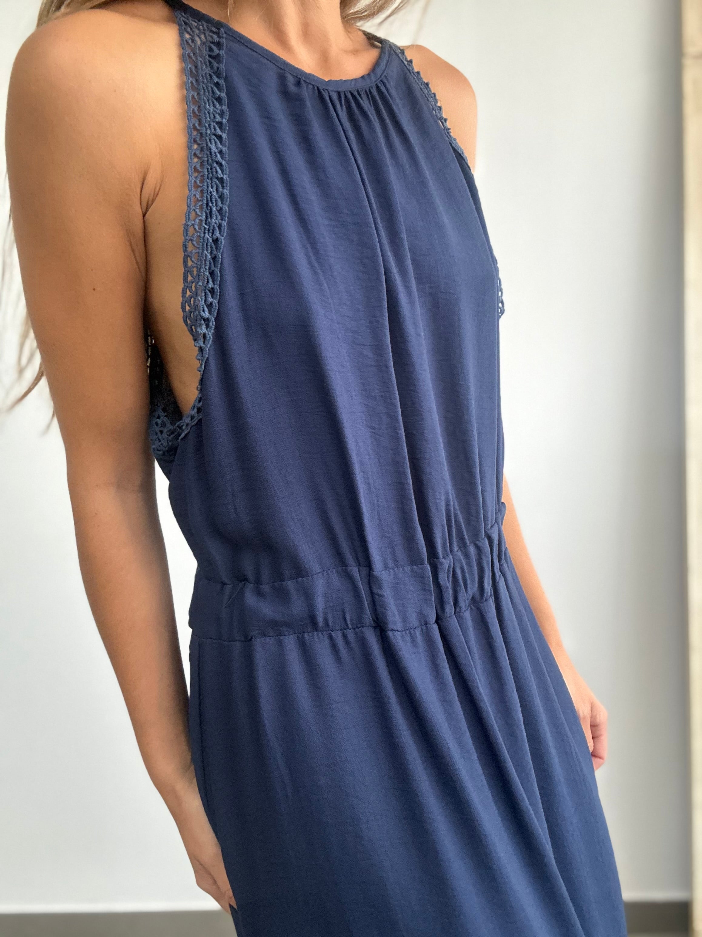 VESTIDO CENICIENTA MARINO